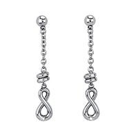 Orecchini 2Jewels Donna Endless in Acciaio Cristallo 261141 - 261141